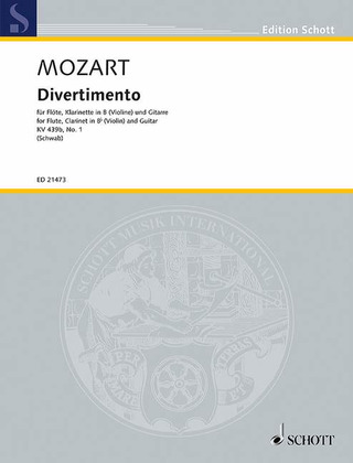 Wolfgang Amadeus Mozart - Divertimento No. 1