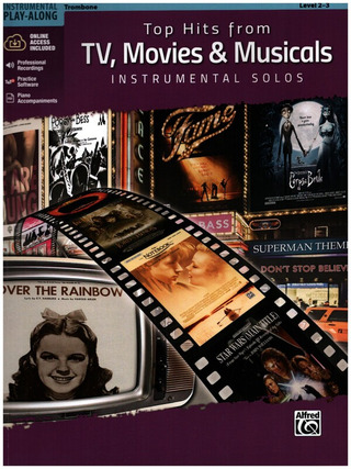 Alfred's Instrumental Play-Along: Top Hits From TV, Movies & Musicals - Trombone (Book/CD)