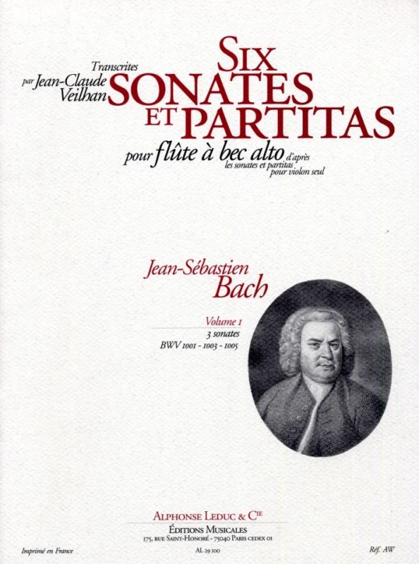 Johann Sebastian Bach - Six Violin Sonatas and Partitas Vol.1