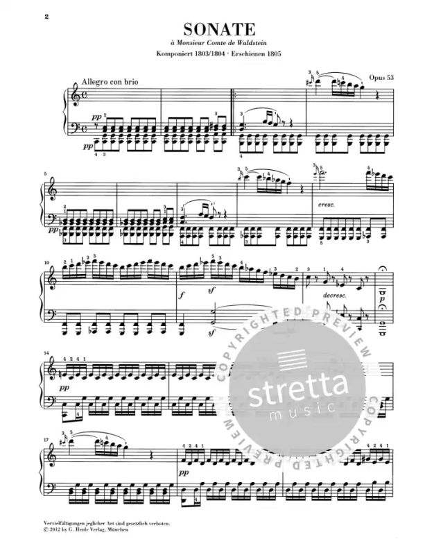 Ludwig van Beethoven - Piano Sonata No. 21 in C major op. 53 (1)