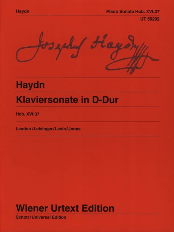 Joseph Haydn - Piano Sonata D-Major Hob. XVI:37