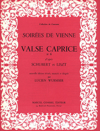 Franz Liszty otros. - Valse caprice n°6 des Soirées de Vienne