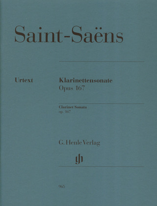 Camille Saint-Saëns - Sonate pour clarinette op. 167