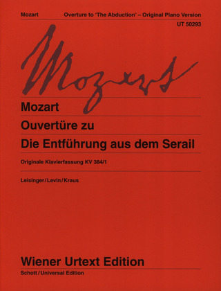 Wolfgang Amadeus Mozart: Overture to "The Abduction"