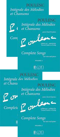 Francis Poulenc: Complete Songs 1–4