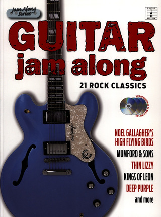 Guitar Jam Along: 21 Rock Classics (Book/3CD)