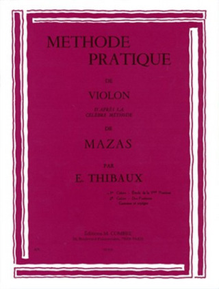 E. Thibaux - Méthode pratique d'après Mazas 1