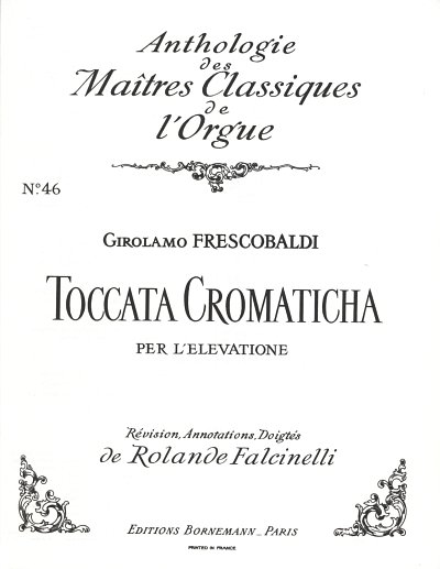 G. Frescobaldi: Toccata cromatica per Elevation, Org (Part.)