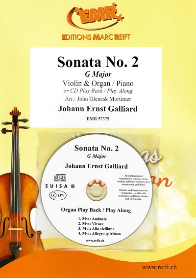 DL: J.E. Galliard: Sonata No. 2, VlKlv/Org