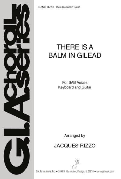 There Is a Balm in Gilead Guitar edition, Gch3;Klv (Chpa)