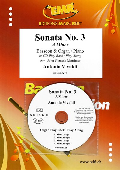 DL: A. Vivaldi: Sonata No. 3, FagKlav/Org