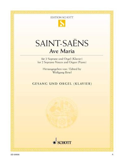 C. Saint-Saëns: Ave Maria A major