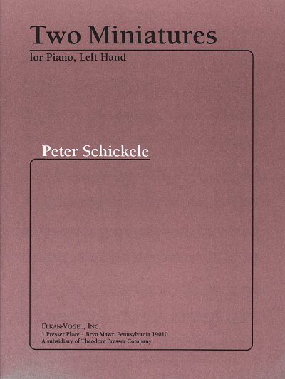 Schickele Peter: 2 Miniatures