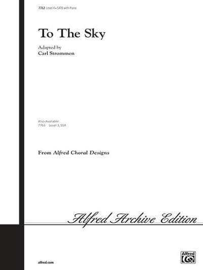 C. Strommen: To the Sky, Gch;Klav (Chpa)