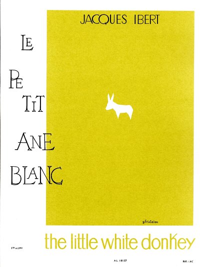 J. Ibert: Le Petit Ane Blanc, FlKlav (KlavpaSt)