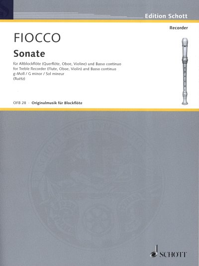 J. Fiocco: Sonate g-Moll