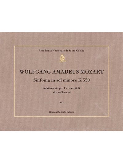 W.A. Mozart: Sinfonia in sol minore K 550, 4Mel (Faks)