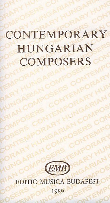 B.A. Varga: Contemporary Hungarian Composers (Bu)