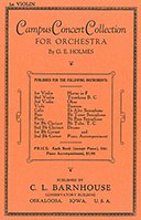 G.E. Holmes: Campus Concert Collection for, Sinfo (KlavOrch)
