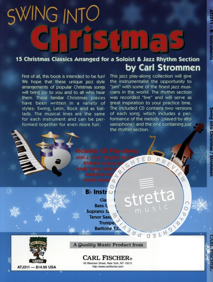 C. Strommen: Swing Into Christmas, Mel(B) (+CD) (8)