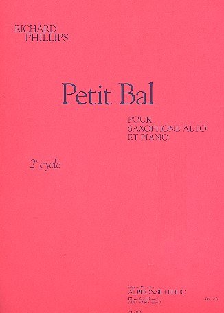 Petti bal pour saxophone alto et piano, Sax