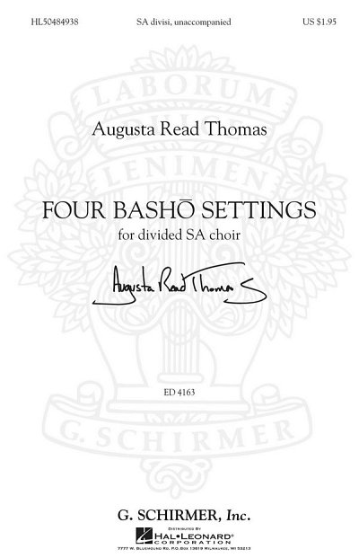 A.R. Thomas: Four Basho Settings, FchKlav (Chpa)