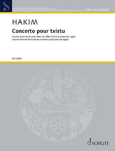 N. Hakim: Concerto pour txistu