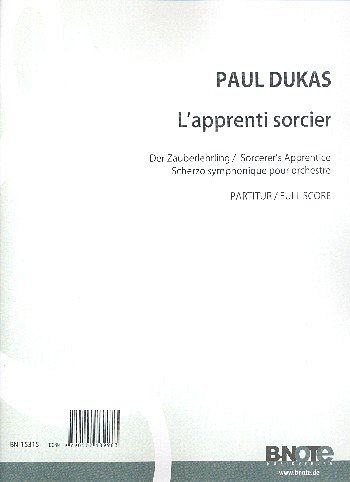 P. Dukas: Der Zauberlehrling für Orchester (P, Sinfo (Part.)