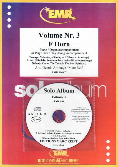 DL: M. Reift: Solo Album Volume 03, HrnOrg/Klav