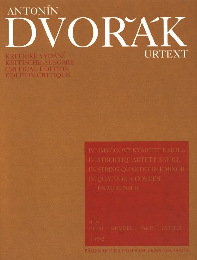 A. Dvo_ák: Streichquartett Nr. 4 e-Moll, 2VlVaVc (Stsatz)