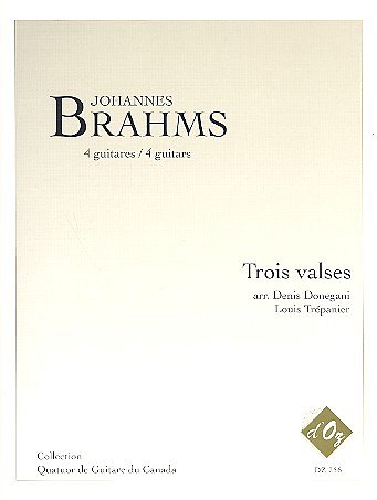 J. Brahms: 3 Valses, 4Git (Pa+St)