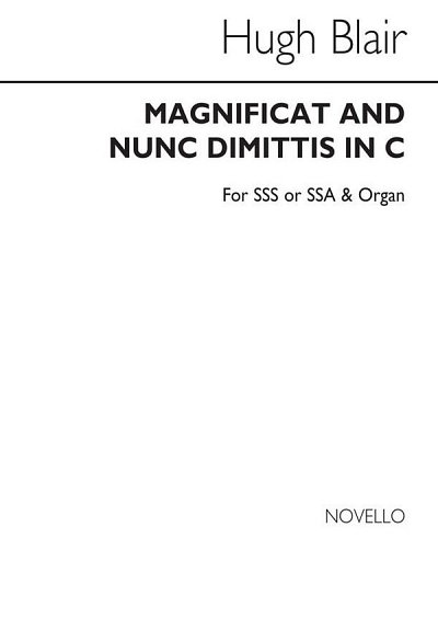 Magnificat And Nunc Dimittis In C (Bu)