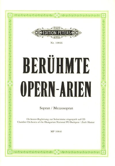 E.C. Scholz: Berühmte Opern-Arie, GesMHKlav (KA)