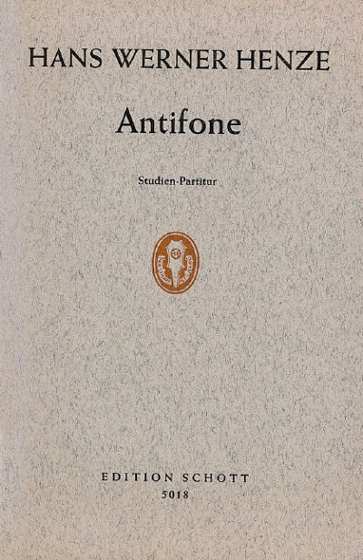 H.W. Henze: Antifone  (Stp)