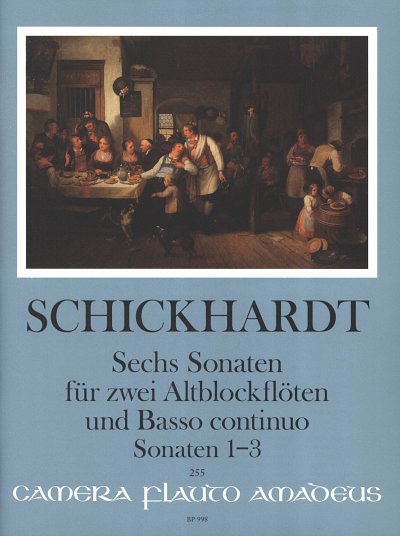 J.C. Schickhardt: Sechs Sonaten 1, 2AblfBc (Pa+St)
