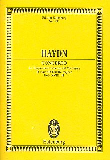 J. Haydn: Konzert D-Dur Hob 18/11 Eulenburg Studienpartiture