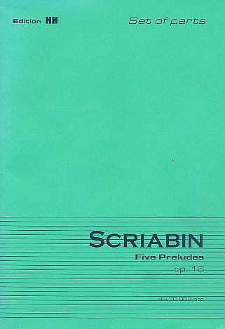 A. Skrjabin: Five Preludes op. 16, Orch (Stsatz)