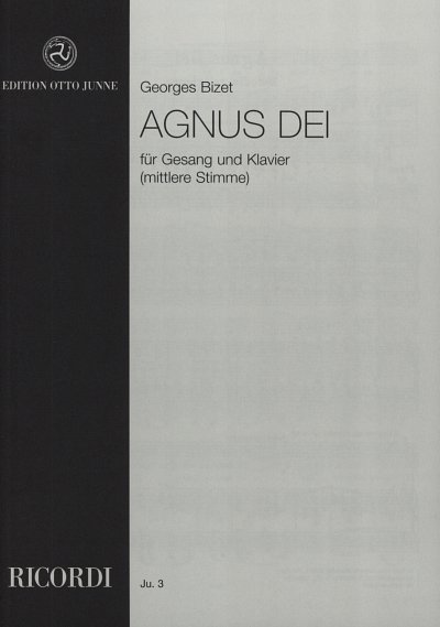 G. Bizet: Agnus Dei (Melodie religieuse), GesKlav (KA)