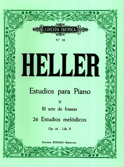 S. Heller: 26 Estudios melódicos op. 16/2, Klav