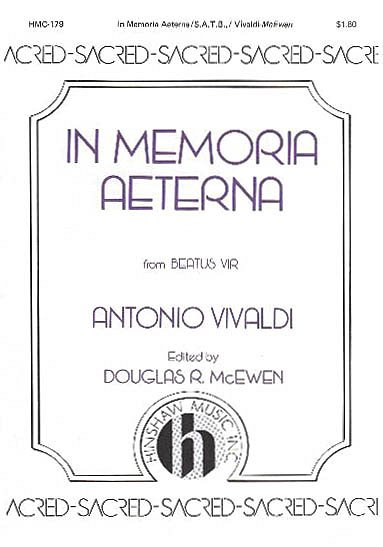 A. Vivaldi: In Memoria Aeterna (Chpa)