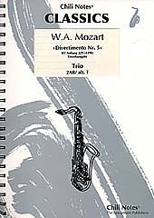 W.A. Mozart: Divertimento 5 Kv Anh 229 (439b) Trio