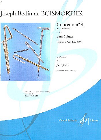 J.B. de Boismortier: Six Concertos - N°4 En Si Mineur Opus 1