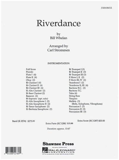 B. Whelan: Riverdance, Blaso (Part.)