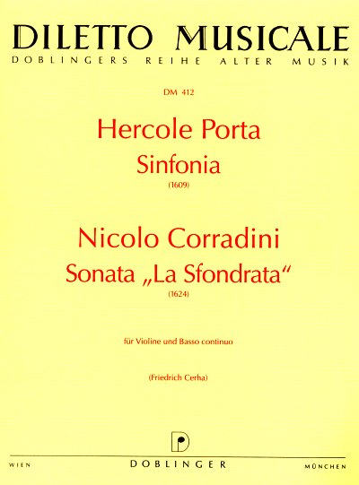 N. Corradini i inni: Sonata d-Moll / Sinfonia