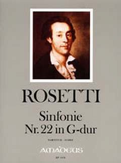 A. Rosetti: Sinfonie Nr. 22 in G-dur, Sinfo (Part.)