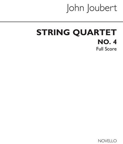 J String Quartet No 4 Op121 (Quartetto Classic, 2VlVaVc (Bu)