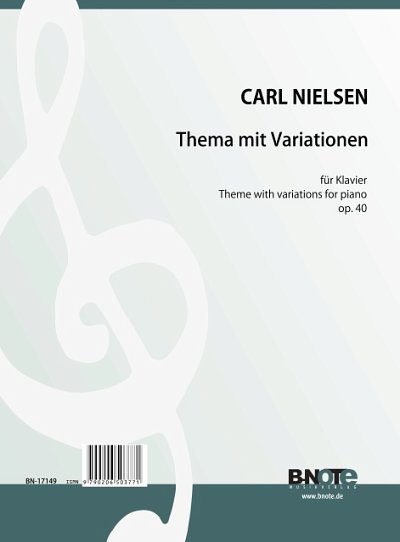 C. Nielsen: Thema mit Variationen für Klavier op.40, Klav