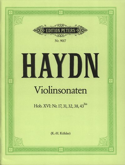 J. Haydn: Sonaten für Violine und Klavier, VlKlav