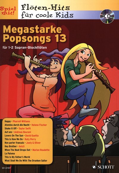 U. Bye: Megastarke Popsongs 13, 1-2Sbfl (Sppa+CD)