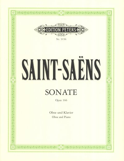 C. Saint-Saëns: Sonate op. 166, ObKlav (KlavpaSt)